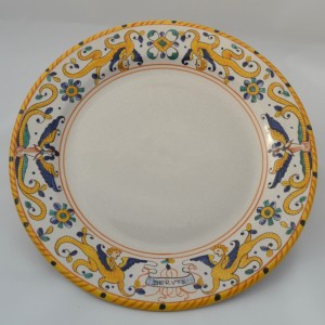 TABLE FLAT PLATE “RAFFAELLESCO ANTICO” FROM CM 25
