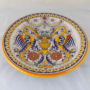 CENTRO TAVOLA &ldquo;ALZATA UCCELLI RAFFAELLESCHI&rdquo; DA CM. 36