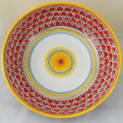 BOLO “PENNE DI PAVONE ROSSE”  DA CM. 36