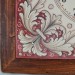 OROLOGIO “GIRALI FIORITI” CON CORNICE TARLATA  DA CM. 37