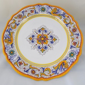 VASSOIO LISCIO TONDO “RAFFAELLESCO” DA CM. 37