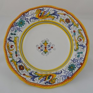 PIATTO DA TAVOLA FONDO SIM  “RAFFAELLESCO” DA CM 24