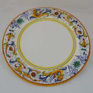 PIATTO DA TAVOLA SOTTOPIATTO “RAFFAELLESCO” DA CM 32