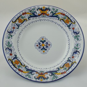 PIATTO DA TAVOLA FONDO &ldquo;RICCO DERUTA&rdquo; DA CM 24