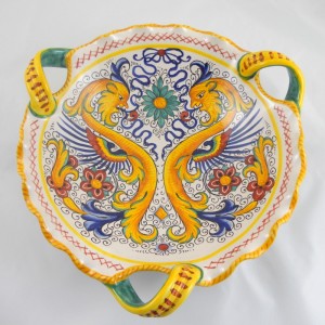 Centrotavola Smerlato Raffaellesco con 3 manici da cm.30