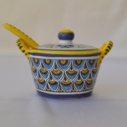 CHEESE BOWL “PENNE DI PAVONE CELESTE”