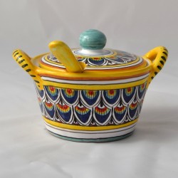 CHEESE BOWL “PENNE DI PAVONE BLU”