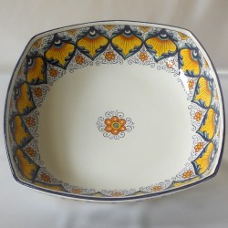 SQUARE BOWL “OCCHIO DI PENNA DI PAVONE” CM. 31