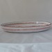 OVAL SMOOTH TRAY “FONDO ROSSO” CM. 50