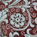 OVAL SMOOTH TRAY “FONDO ROSSO” CM. 36