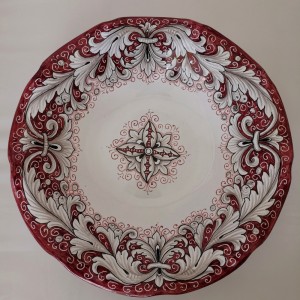 CENTERPIECE "FONDO ROSSO" CM. 36