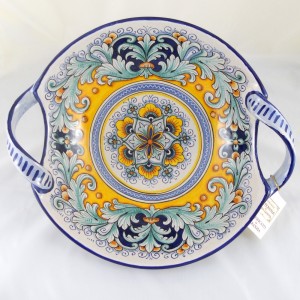 CENTRO TAVOLA CON MANICI “FOGLIE VERDI” DA CM. 30